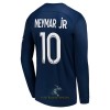 Officiële Voetbalshirt Paris Saint-Germain Neymar Jr 10 Thuis 2022-23 Lange Mouw - Heren